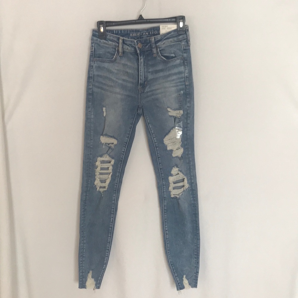 American Eagle super stretched high-rise jegging